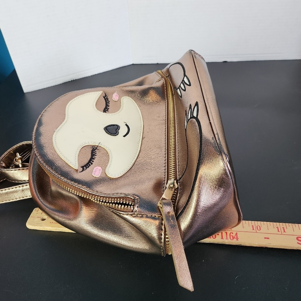 Sloth metallic backpack Mini Backpack - Picture 6 of 13